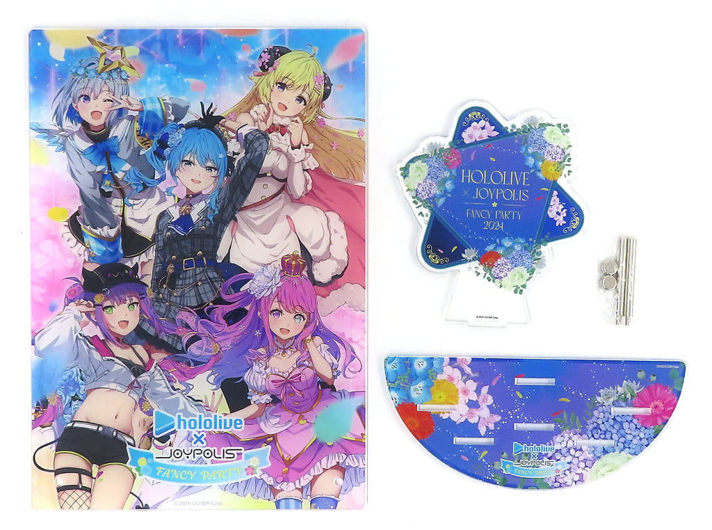 Hoshimachi Suisei, etc. VTuber Hololive Acrylic Panel With Diorama Stage Joypolis Fancy Party Exclusive Acrylic Stands [USED]