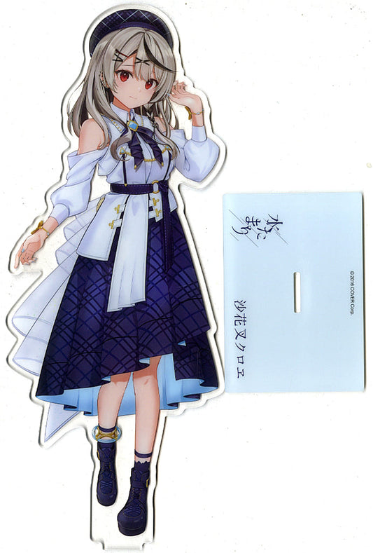 Sakamata Chloe VTuber Hololive Solo Acrylic Stand with Jacket Illustration CD Blue Journey / Mizutamari First Press Limited UNIVERSAL MUSIC STORE Edition Bundled Bonus Acrylic Stands [USED]