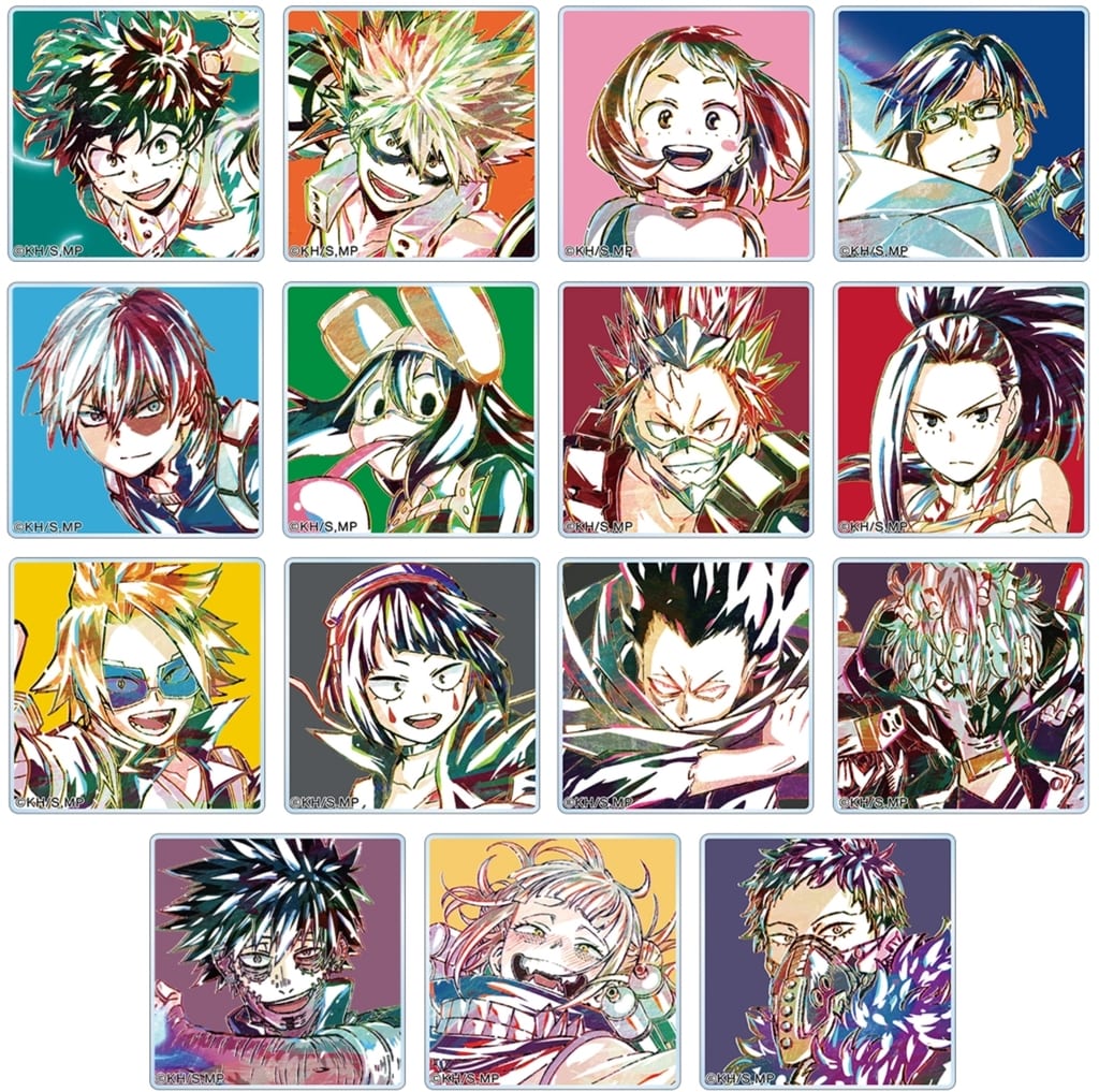 My Hero Academia Izuku Midoriya & Others Ani-Art Vol. 3 Full Body Ver. Trading Acrylic Tile All 15 Types Set Acrylic Stands [USED]