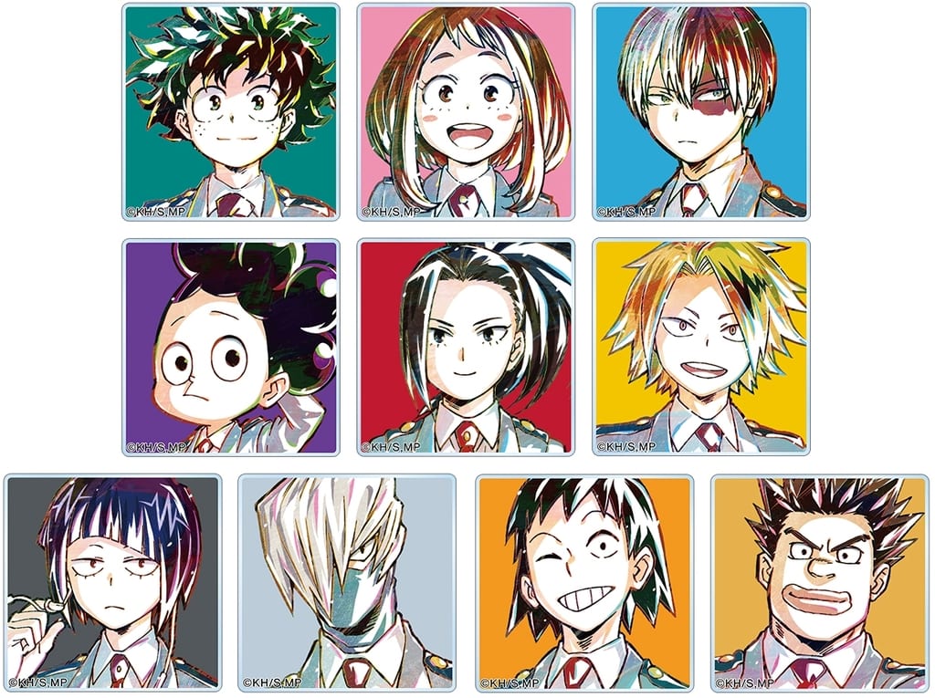 My Hero Academia Izuku Midoriya & Others Ani-Art Part 4 Vol.2 Trading Acrylic Tile Ver.A All 10 Types Set Acrylic Stands [USED]