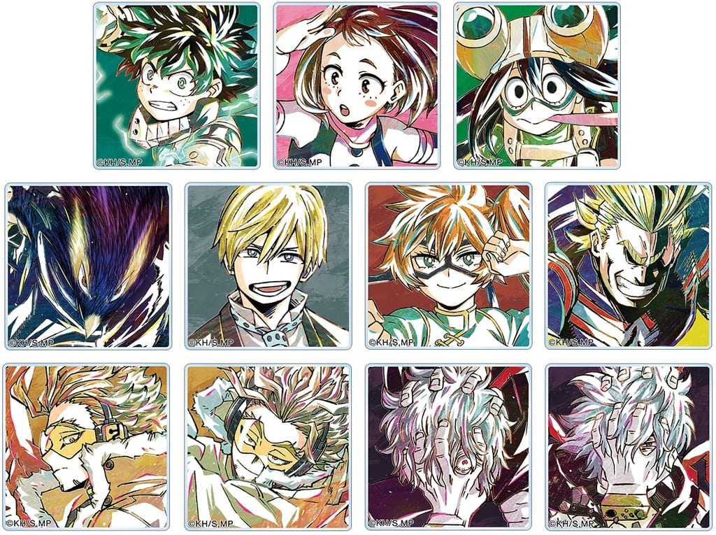 My Hero Academia Izuku Midoriya & Others Ani-Art Part 5 Trading Acrylic Tile Ver.A All 11 Types Set Acrylic Stands [USED]
