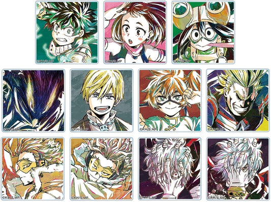 My Hero Academia Izuku Midoriya & Others Ani-Art Part 5 Trading Acrylic Tile Ver.A All 11 Types Set Acrylic Stands [USED]