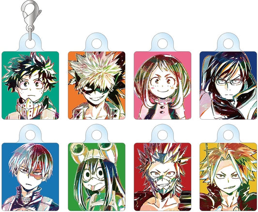 My Hero Academia Izuku Midoriya & Others Trading Ani-Art Part 1 Acrylic Charms All 8 Types Set Charm [USED]