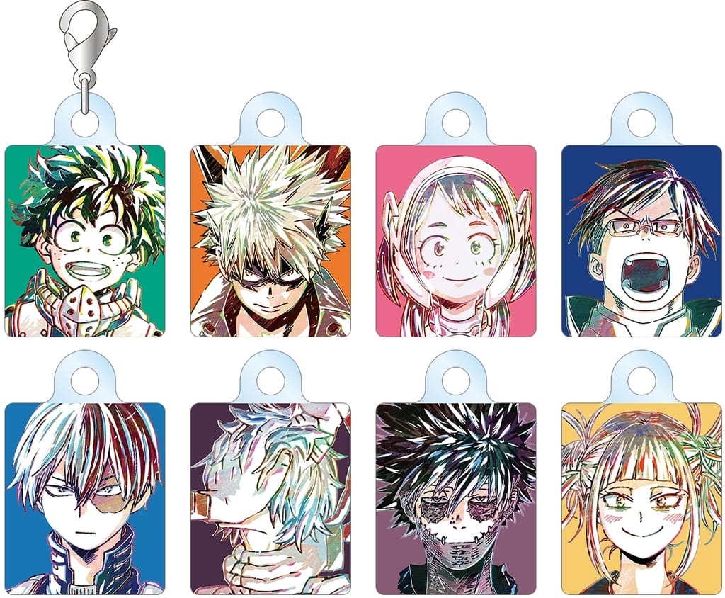 My Hero Academia Izuku Midoriya & Others Trading Ani-Art Part 2 Acrylic Charms All 8 Types Set Charm [USED]