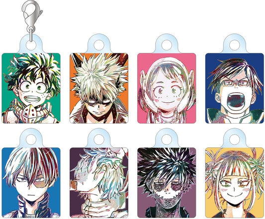 My Hero Academia Izuku Midoriya & Others Trading Ani-Art Part 2 Acrylic Charms All 8 Types Set Charm [USED]