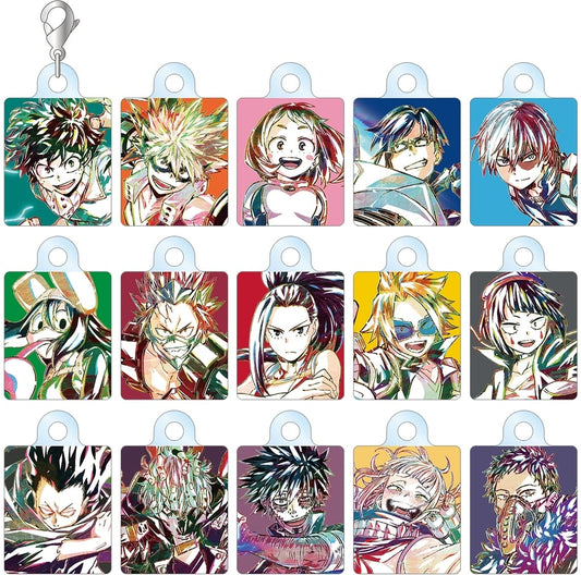 Katsuki Bakugo, etc. My Hero Academia Ani-Art Part 3 Full-Body Ver. Trading Acrylic Charms All 15 Types Set Charm [USED]