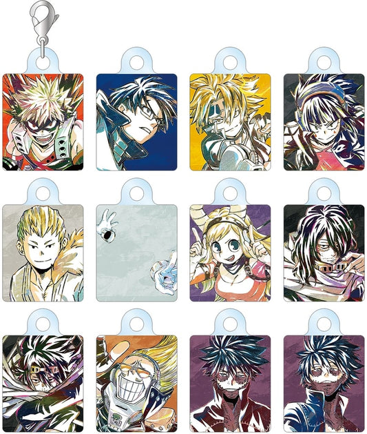 Katsuki Bakugo, etc. My Hero Academia Ani-Art Part 5 Trading Acrylic Charms Ver.B All 12 Types Set Charm [USED]