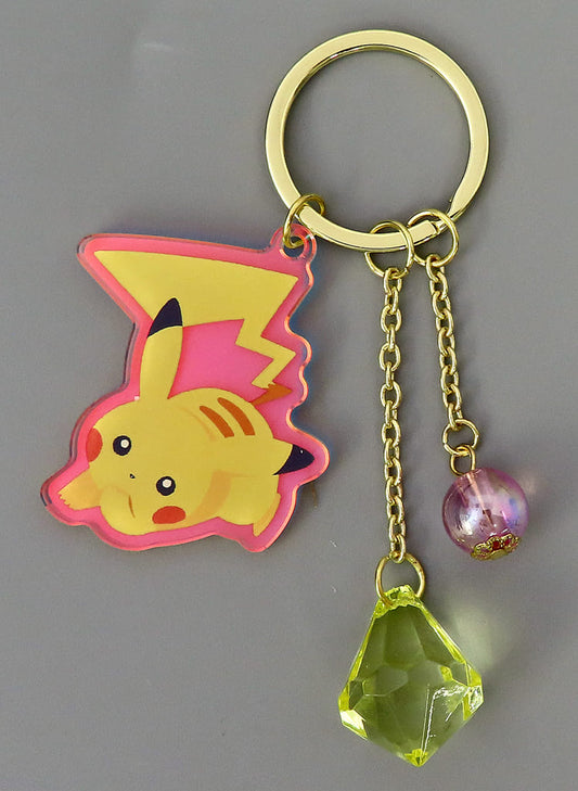 Pikachu Pokemon Keychain Teracute Pokemon Center Limited Key Chain [USED]