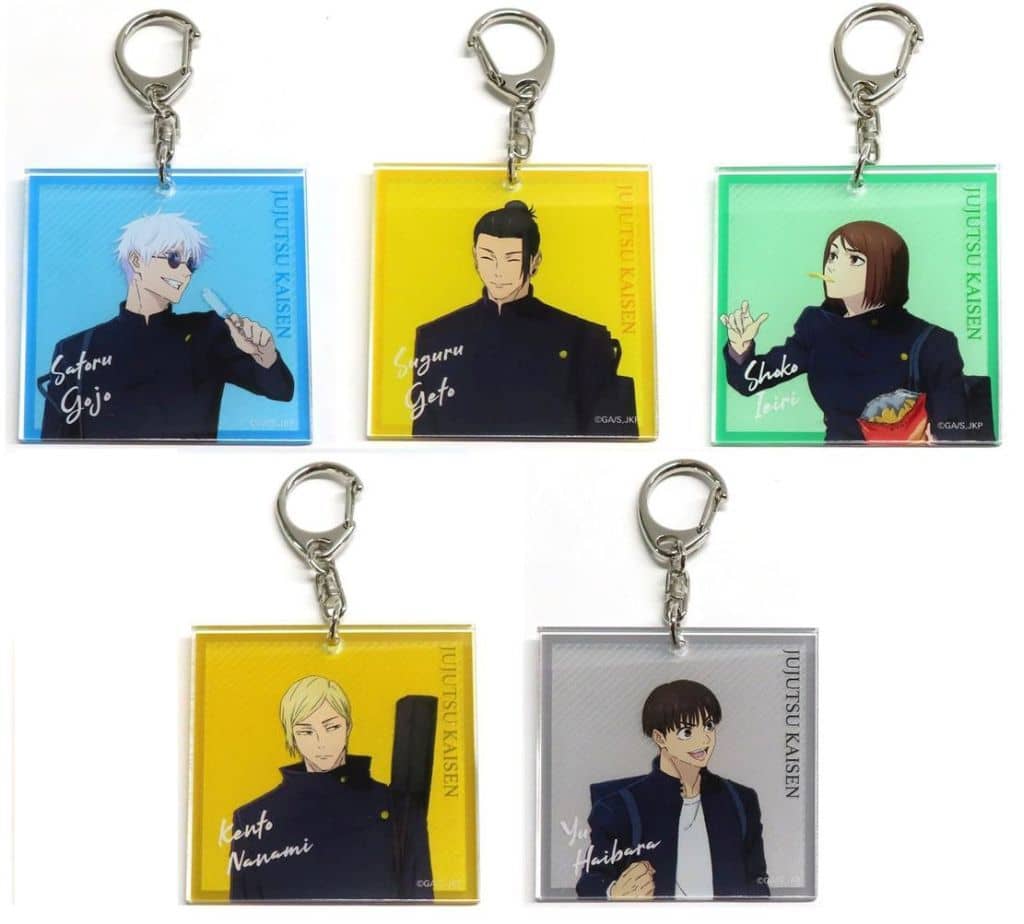 Satoru Gojo, etc. Jujutsu Kaisen Season 2 Trading Acrylic Keychains All 5 Types Set Key Chain [USED]