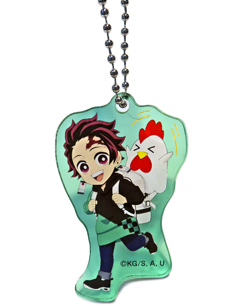 Tanjiro Kamado Demon Slayer: Kimetsu no Yaiba Acrylic Key Chain LAWSON Limited Key Chain [USED]