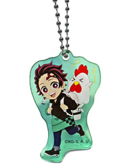 Tanjiro Kamado Demon Slayer: Kimetsu no Yaiba Acrylic Key Chain LAWSON Limited Key Chain [USED]