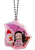 Nezuko Kamado Demon Slayer: Kimetsu no Yaiba Acrylic Key Chain LAWSON Limited Key Chain [USED]