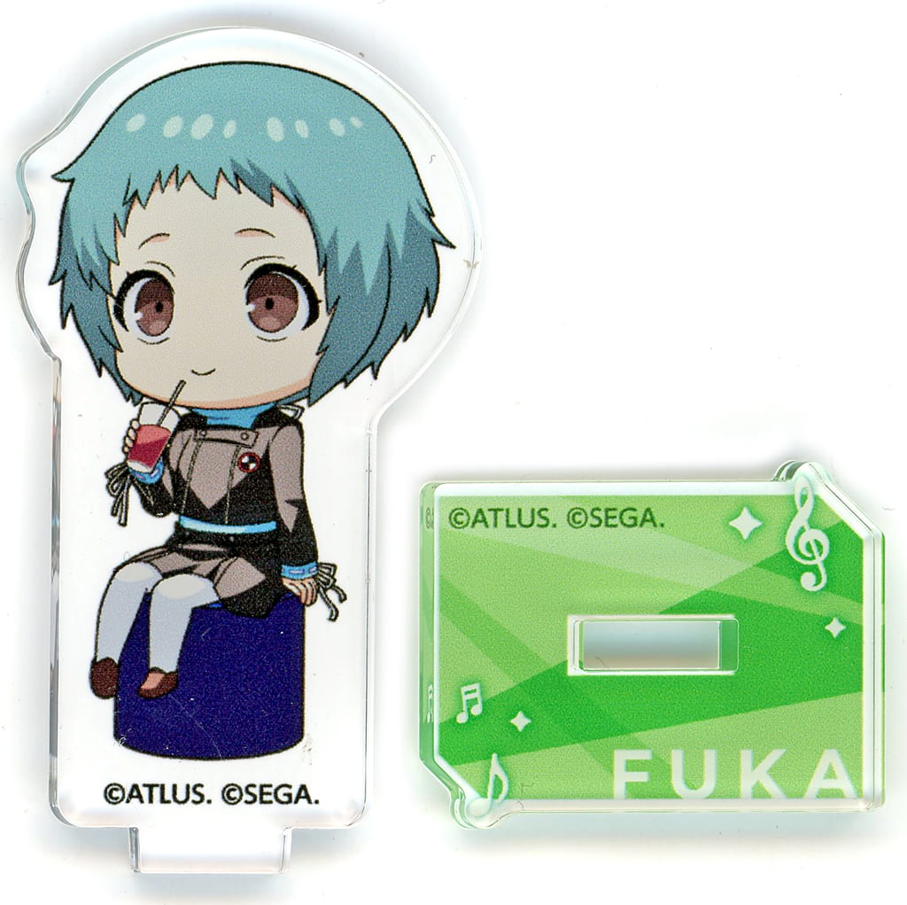 Persona 3 Reload Fuka Yamagishi Mini Acrylic Stand Persona 3 Reload & Persona 5 Tactica Karaoke Manekineko Exclusive Acrylic Stands [USED]