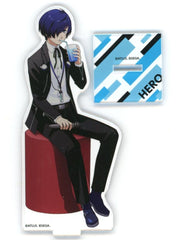 Persona 3 Reload Protagonist Acrylic Stand Persona 3 Reload & Persona 5 Tactica Karaoke Manekineko Exclusive Acrylic Stands [USED]