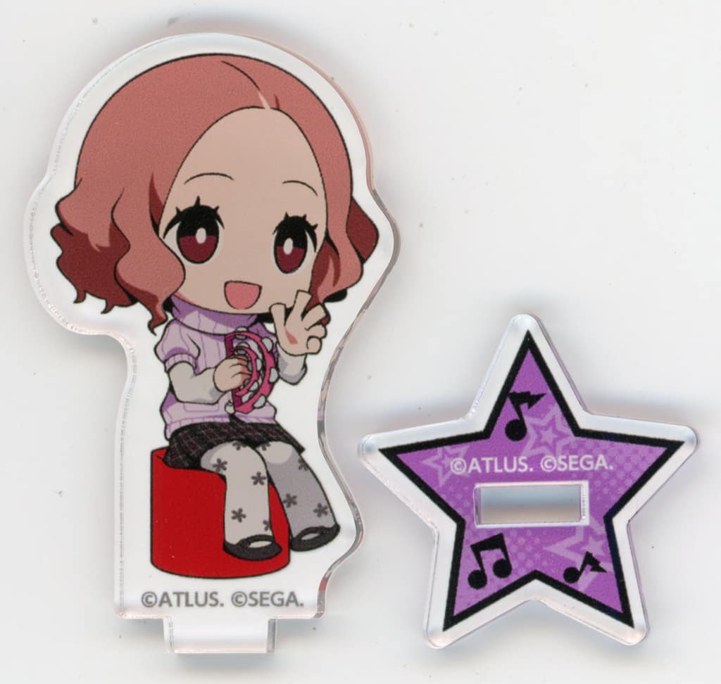 Persona 5 Tactica Haru Okumura Mini Acrylic Stand Persona 3 Reload & Persona 5 Tactica Karaoke Manekineko Exclusive Acrylic Stands [USED]