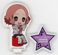 Persona 5 Tactica Haru Okumura Mini Acrylic Stand Persona 3 Reload & Persona 5 Tactica Karaoke Manekineko Exclusive Acrylic Stands [USED]