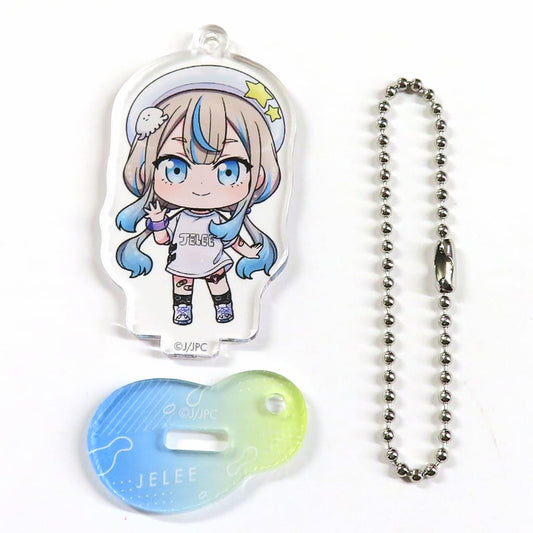 Jelee-chan Jellyfish Can't Swim in the Night Acrylic Key Chain Collection with Stand Key Chain [USED]