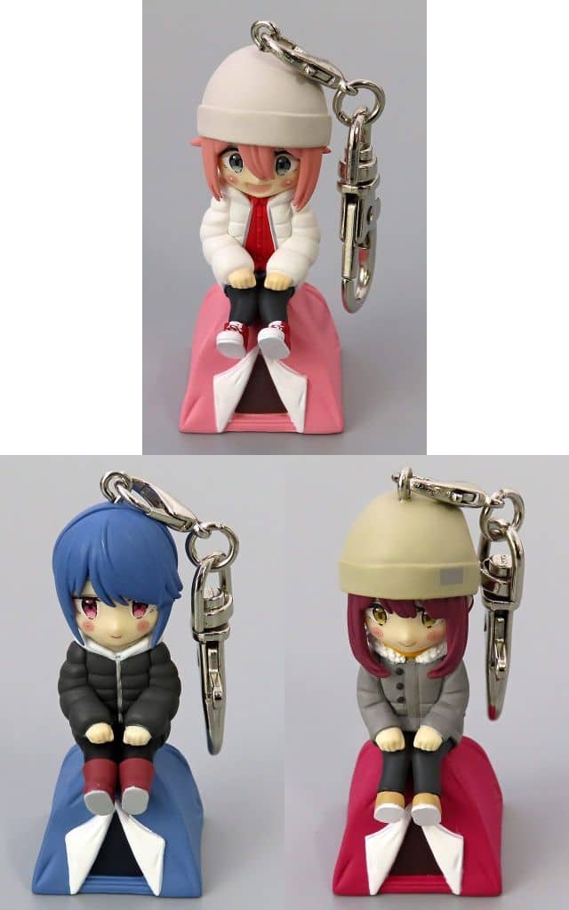 Nadeshiko Kagamihara, etc. Laid-Back Camp Season 3 Petitto Norimas All 3 Types Set Key Chain [USED]