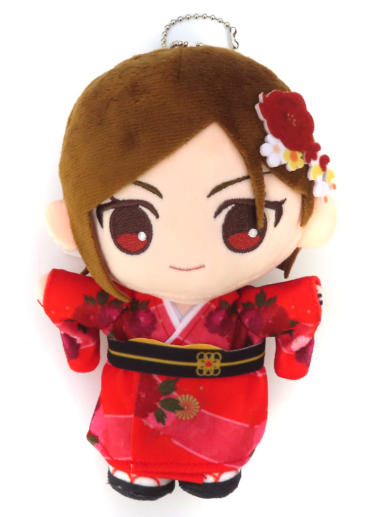 Nobara Kugisaki Jujutsu Kaisen Plush Mascot JR Tokai Jujutsu Kaisen Shinkansen de Iku Juju Tanbo in Kyoto Limited Key Chain [USED]