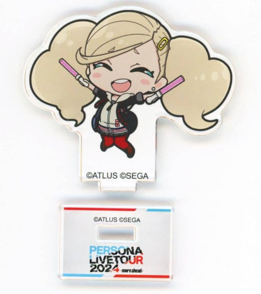 Persona Series Ann Takamaki P5 Chibi Acrylic Stand PERSONA LIVE TOUR 2024: more ahead Exclusive Trading Gacha Acrylic Stands [USED]