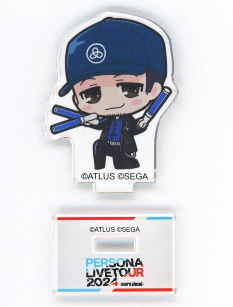 Persona Series Junpei Iori P3 Chibi Acrylic Stand PERSONA LIVE TOUR 2024: more ahead Exclusive Trading Gacha Acrylic Stands [USED]