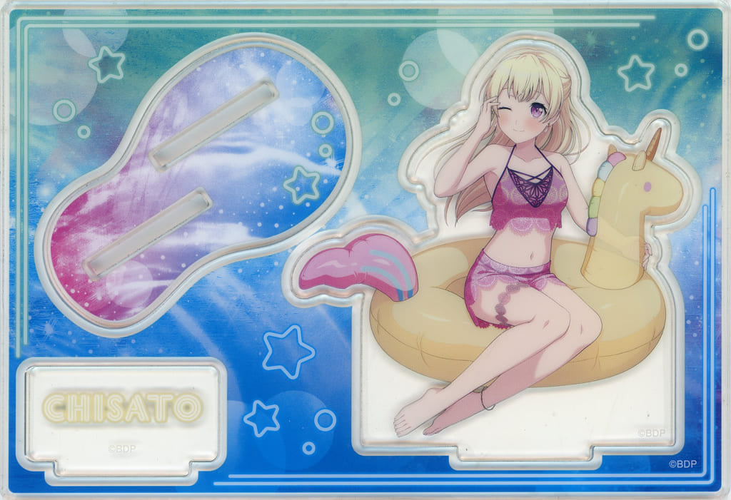 Chisato Shirasagi BanG Dream! Girls Band Party! Diorama Acrylic Stand Summer Night Party! Version Summer Night Party! in Gamers Exclusive Acrylic Stand [USED]