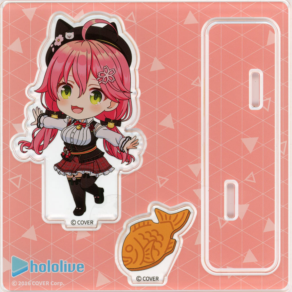 Sakura Miko Casual Outfit Ver. VTuber Hololive Nendoroid Plus Acrylic Diorama Stand hololive SUPER EXPO 2024 Exclusive Acrylic Stands [USED]