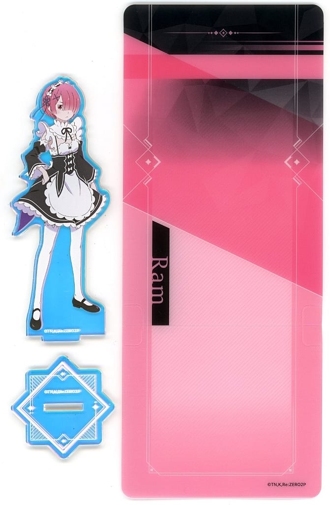 Ram Re:ZERO -Starting Life in Another World- Aurora Acrylic Stand with Background FUNTOS Limited Acrylic Stand [USED]