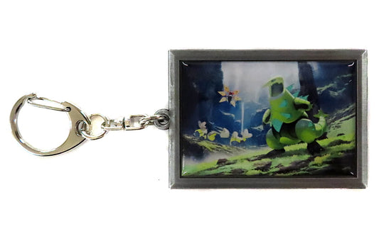 Future A Pokemon Scarlet Violet Metal Keychain Strange Paradox Pokemon Center Limited Key Chain [USED]