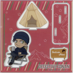 Shuichi Akai Detective Conan Mini Chara Acrylic Diorama Glamping Ver. Acrylic Stand [USED]