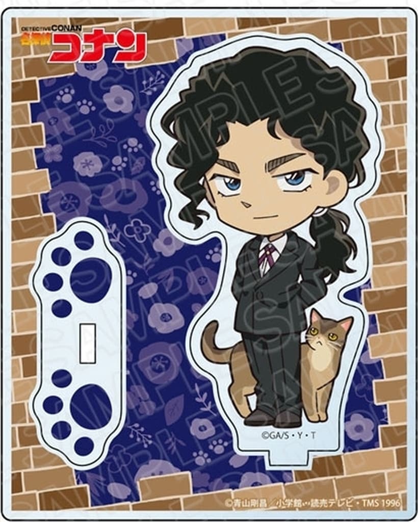 Muga Iori Chibi Cat Ver.3 Detective Conan Acrylic Stand Acrylic Stand [USED]