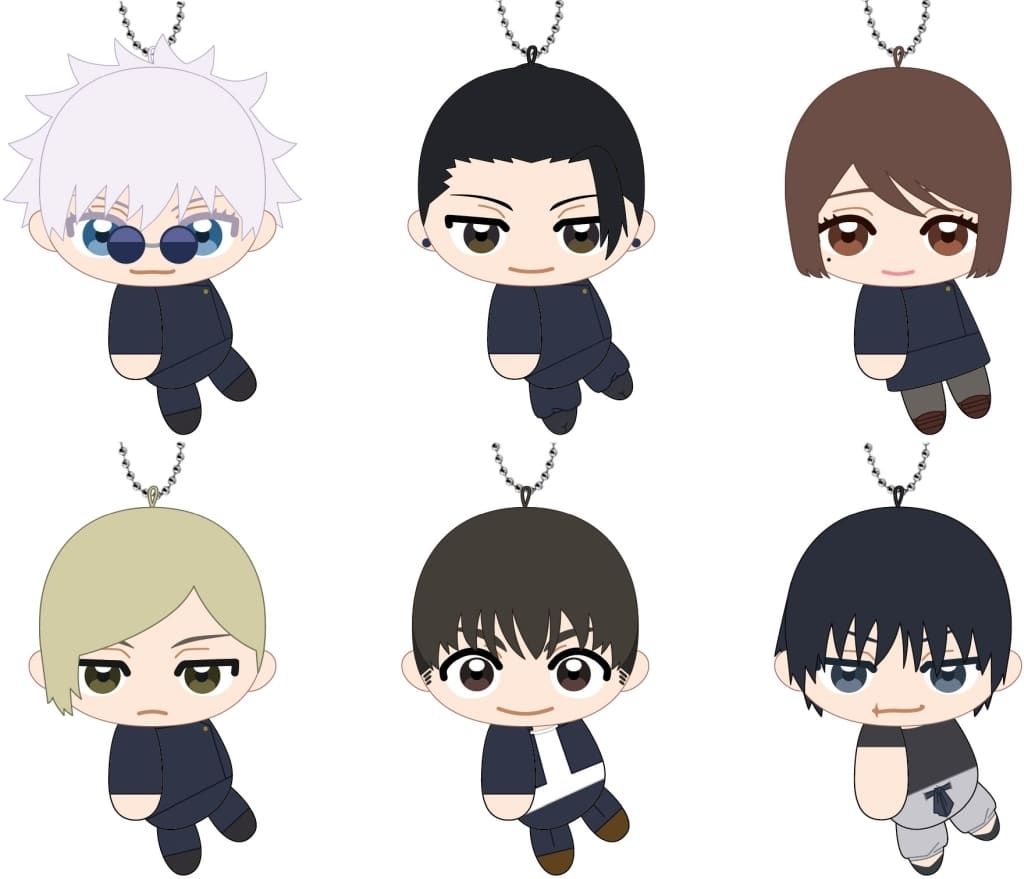 Satoru Gojo, etc. Jujutsu Kaisen Tetecolle All 6 Types Set Mascot [USED]