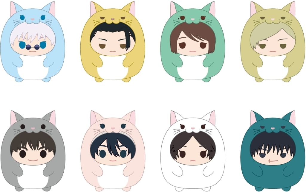 Satoru Gojo, etc. Jujutsu Kaisen Tenorins Collection All 8 Types Set Mascot [USED]