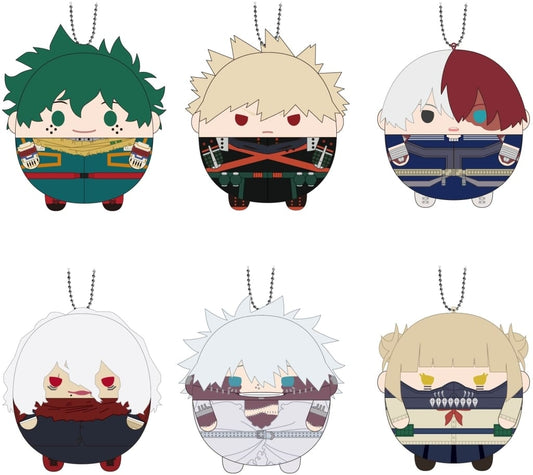 Izuku Midoriya, etc. My Hero Academia Fuwakororin 7 All 6 Types Set Mascot [USED]