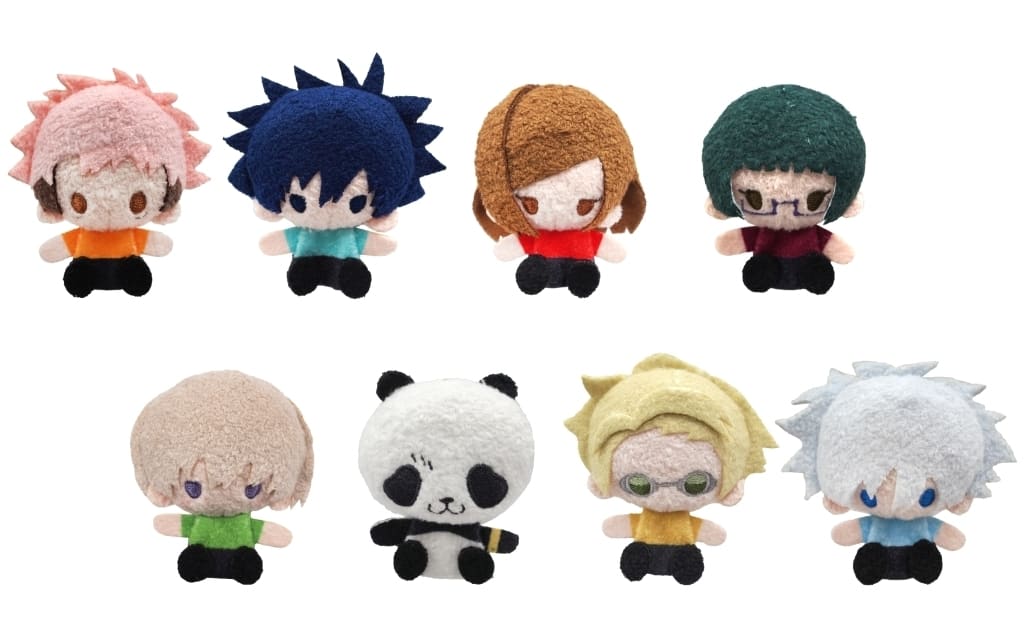 Satoru Gojo, etc. Jujutsu Kaisen Plush Mascot All 8 Types Set Key Chain [USED]