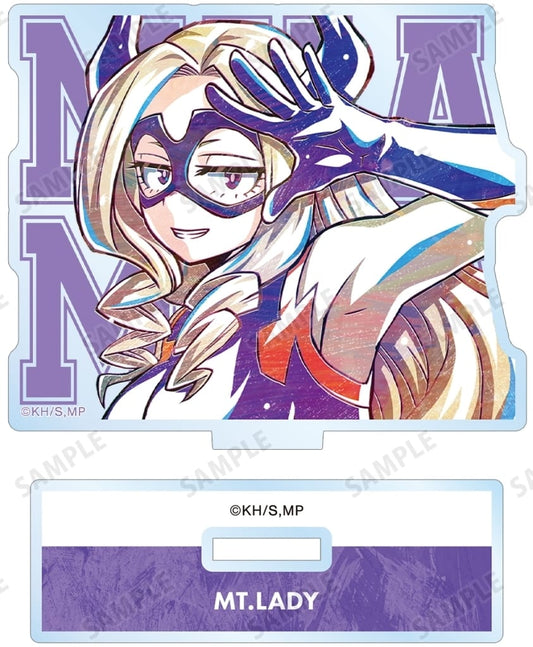 My Hero Academia Mt.Lady Ani-Art Part 6 Trading Acrylic Keychain Ver.D Acrylic Stands [USED]