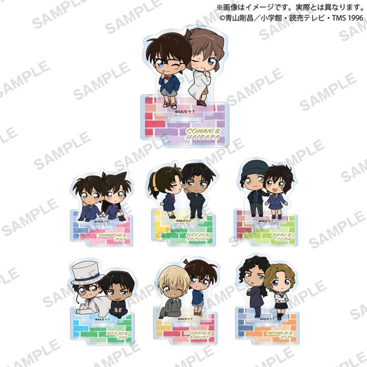 Conan Edogawa, etc. Detective Conan Petit Acrylic Stand Duo Colle All 7 Types Set Acrylic Stand [USED]