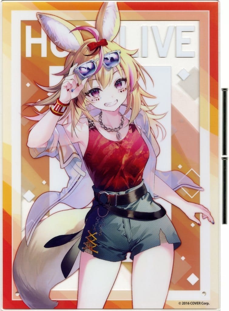 Polka Omaru VTuber Hololive Acrylic Board Neporabo - Outing Ver. Gigo Limited Acrylic Stands [USED]