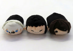 Satoru Gojo Suguru Getou Ieiri Shouko Jujutsu Kaisen Noru Chara Mascot Kaigyoku Gyokusetsu Ver. Akutami Gege Jujutsu Kaisen Exhibition Limited 3 Piece Set Mascot [USED]