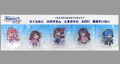 Sakura Miko, etc. VTuber Hololive Hololive 0th Generation Mini Acrylic Stand Hololive City'24 Exclusive 5 Piece Set Acrylic Stands [USED]