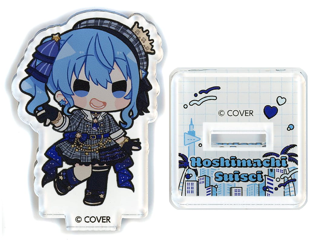 Hoshimachi Suisei VTuber Hololive Mini Acrylic Stand Hololive City'24 Exclusive Acrylic Stands [USED]