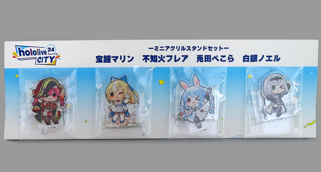VTuber Hololive Houshou Marine & Others Hololive 3rd Generation Mini Acrylic Stand Hololive City'24 Exclusive Set of 4 Acrylic Stands [USED]