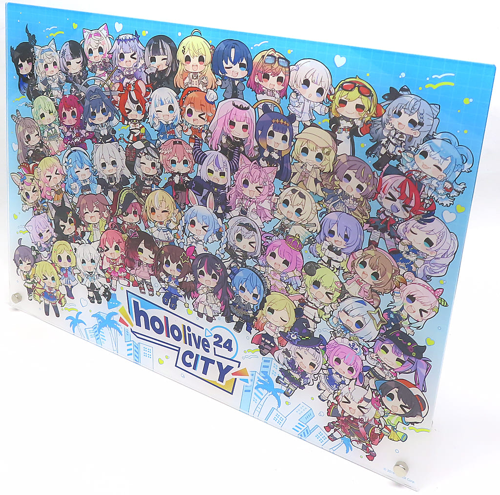 Usada Pekora, etc. VTuber Hololive Acrylic Panel Hololive City'24 Exclusive Acrylic Stands [USED]