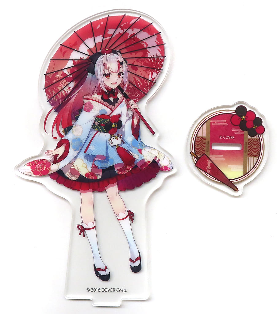 Nakiri Ayame Asian-Inspired Outfit VTuber Hololive Acrylic Stand LAWSON Limited Acrylic Stands [USED]