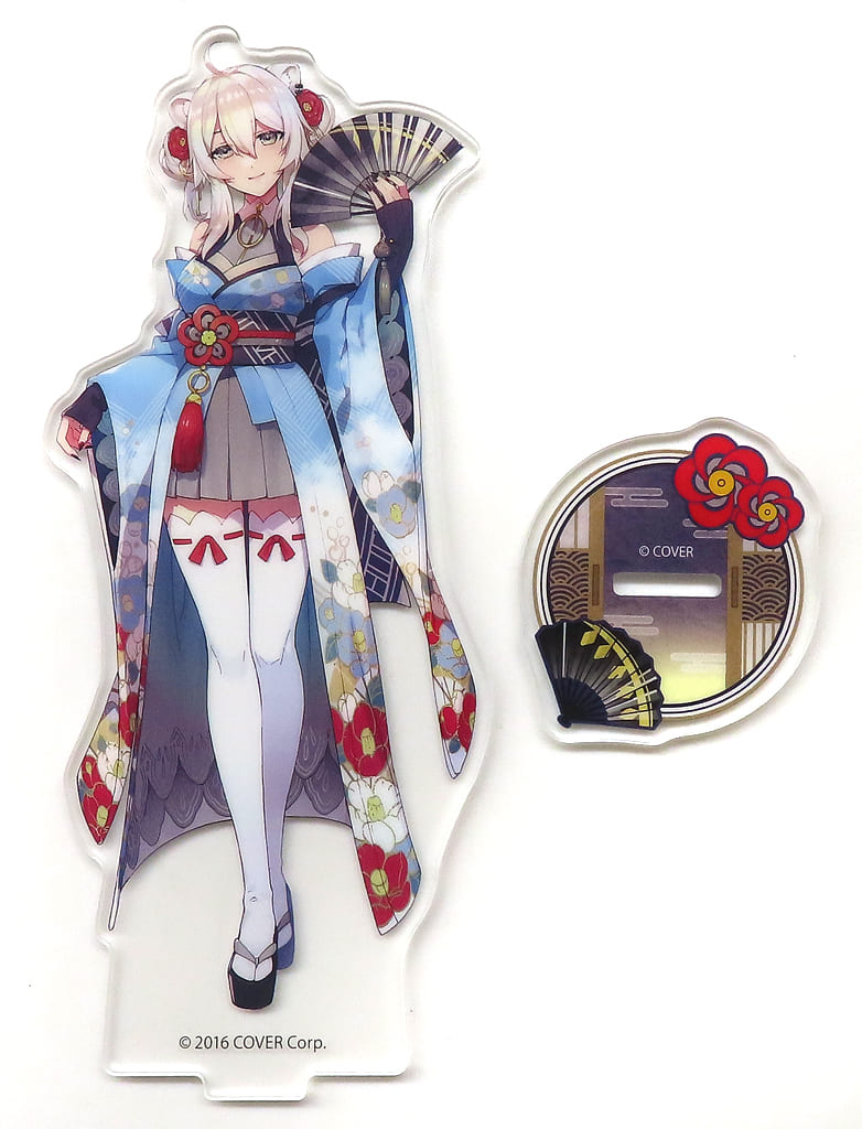 Shishiro Botan Asian-Inspired Outfit VTuber Hololive Acrylic Stand LAWSON Limited Acrylic Stands [USED]