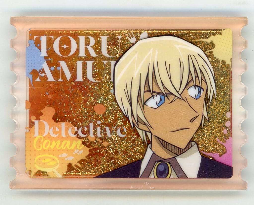 Toru Amuro Detective Conan Sand Flow Acrylic Stand China Limited Acrylic Stand [USED]