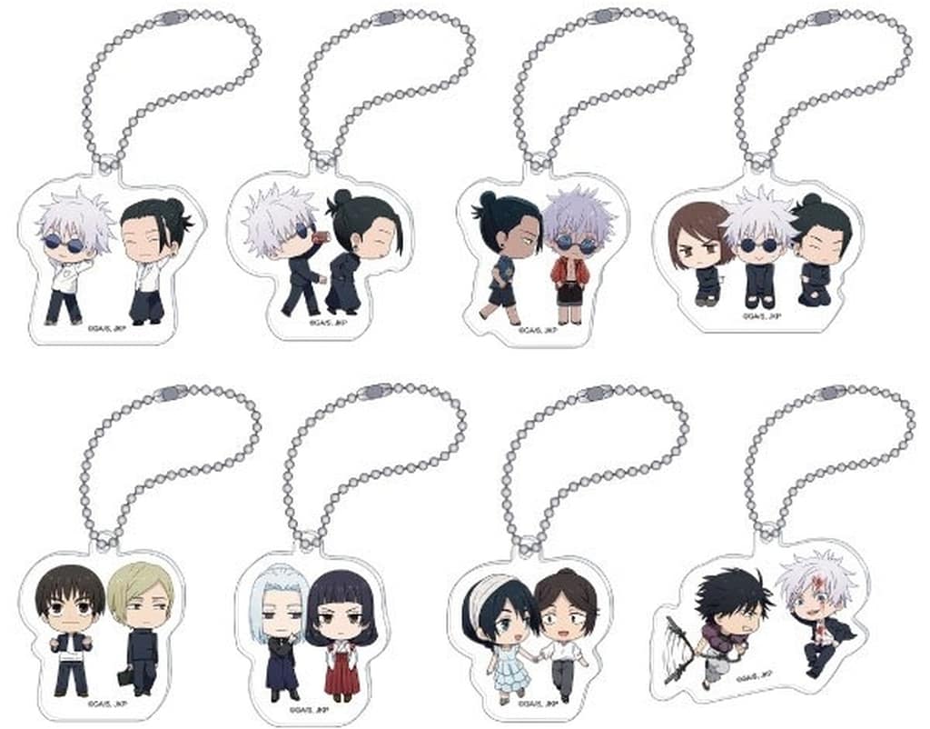 Satoru Gojo, etc. Jujutsu Kaisen Season 2 Acrylic Keychain Collection All 8 Types Set Key Chain [USED]