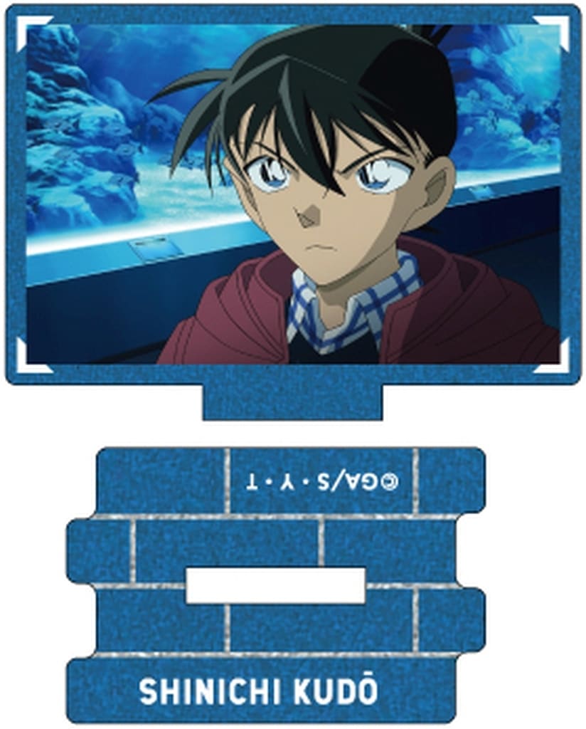 Shinichi Kudo E Detective Conan Metallic Mini Acrylic Stand Scene Trading Ver. Shinichi Kudo Collection Vol.4 Acrylic Stand [USED]