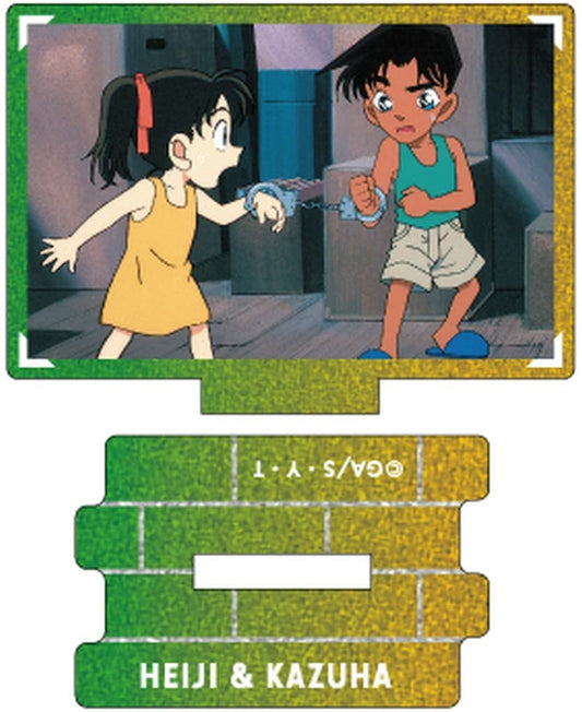 Hattori Heiji Kazuha Toyama A Detective Conan Metallic Mini Acrylic Stand Scene Trading Ver. Heiji & Kazuha Collection Vol.4 Acrylic Stand [USED]