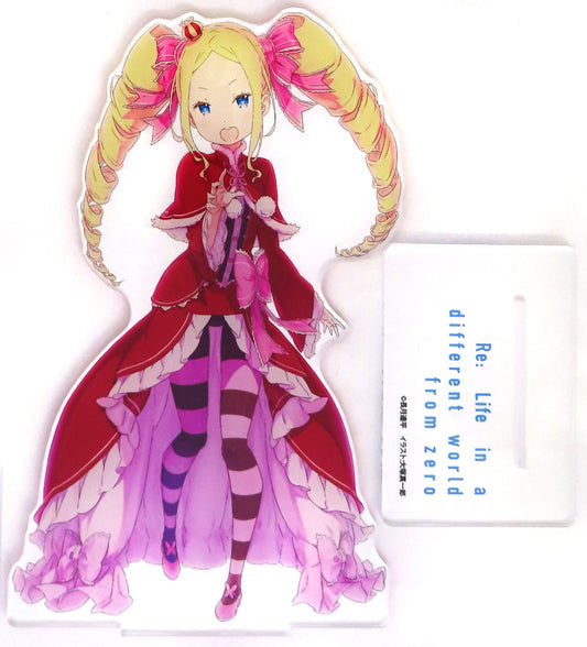 Beatrice Re:ZERO -Starting Life in Another World- Original Big Acrylic Figure Gamers Limited Light Novel Volume 38 Bonus Bundle Acrylic Stand [USED]